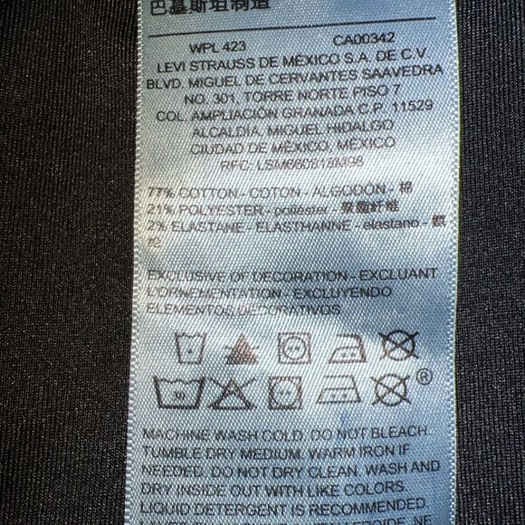 Levi Strauss Signature Gold Women's Pull-On Skinny Stretch Blue Jeans Size 28S - Picture 6 of 12